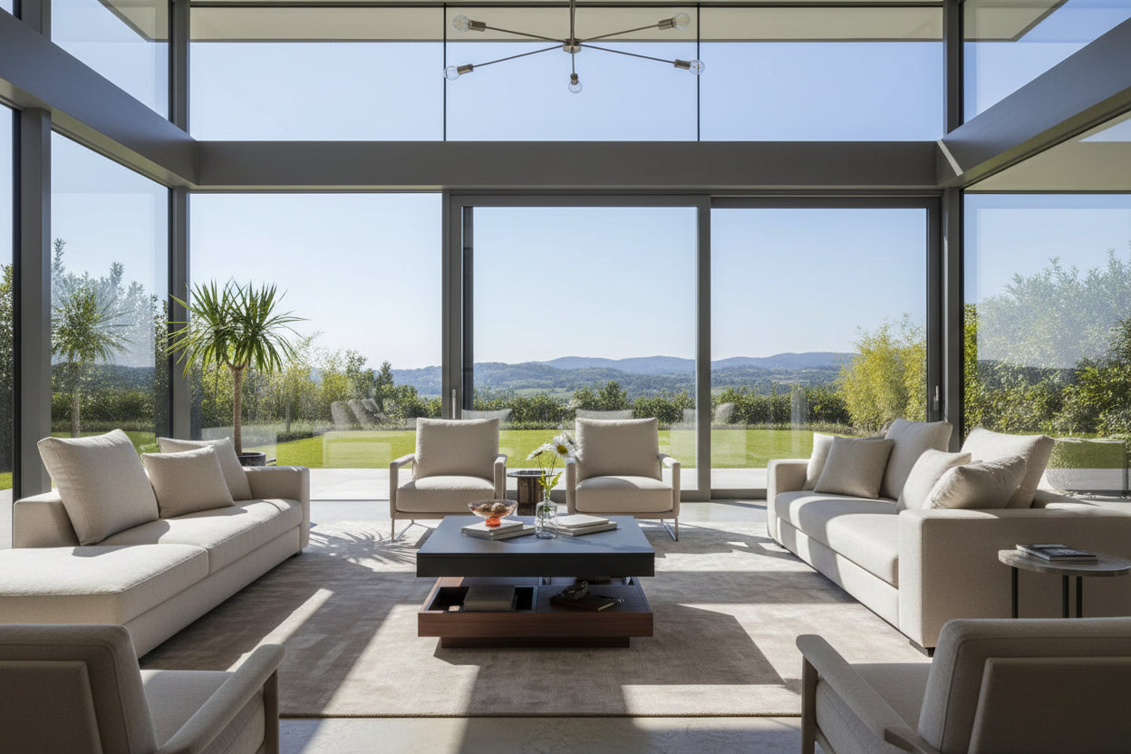 Modern Square Rotating Coffee Table