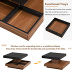 Table basse carrée pivotante moderne