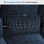 Canapé d'angle convertible 6 places en chenille bleue avec méridienne