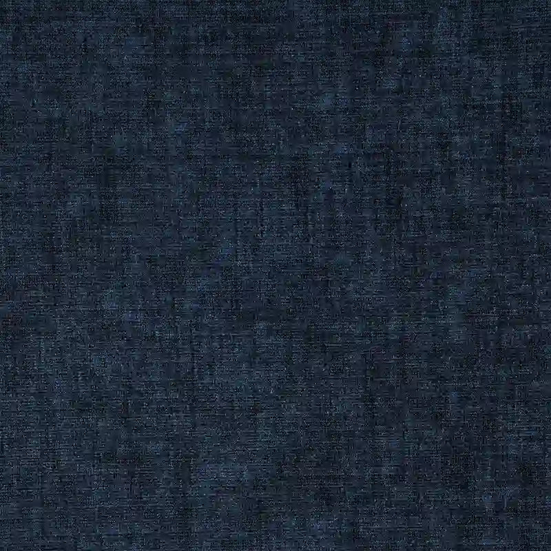 Canapé d'angle convertible 6 places en chenille bleue avec méridienne