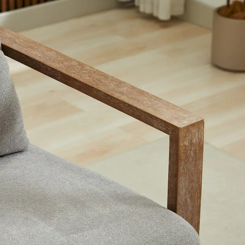 Fauteuil d'appoint pivotant à 360° en lin mélangé 30,31