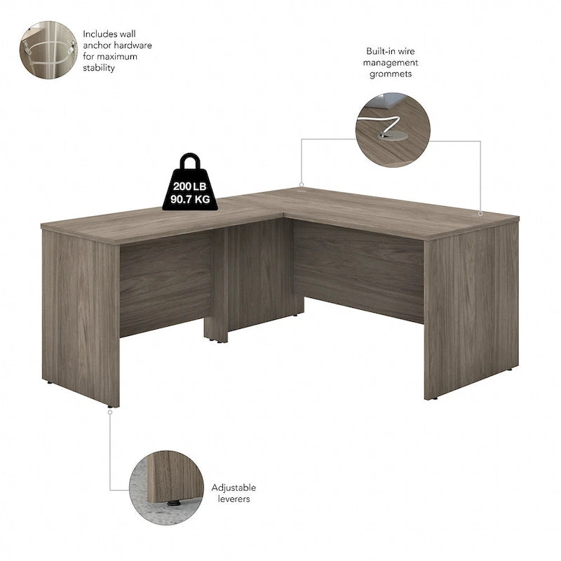 Bureau en L Studio C 60W avec retour 42W de Bush Business Furniture