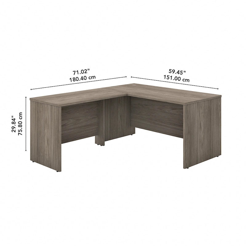 Bureau en L Studio C 60W avec retour 42W de Bush Business Furniture