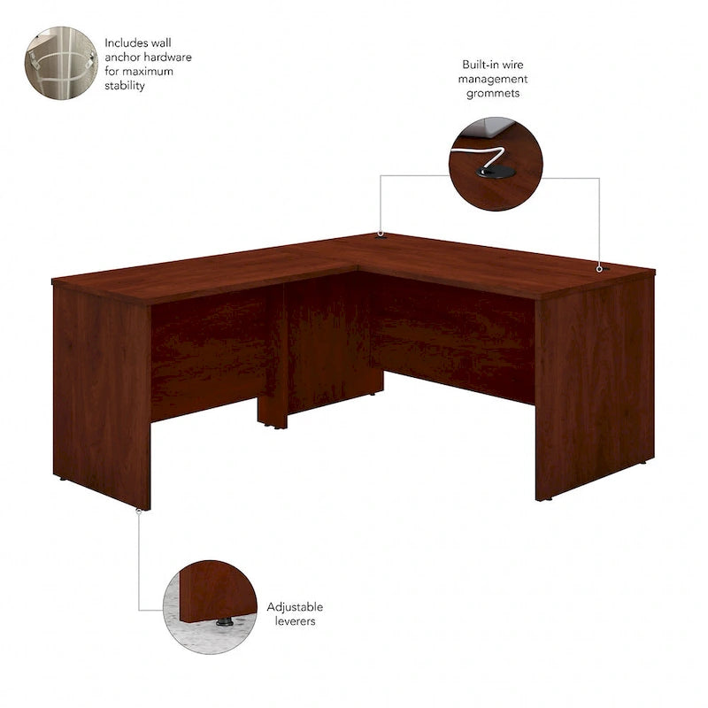 Bureau en L Studio C 60W avec retour 42W de Bush Business Furniture