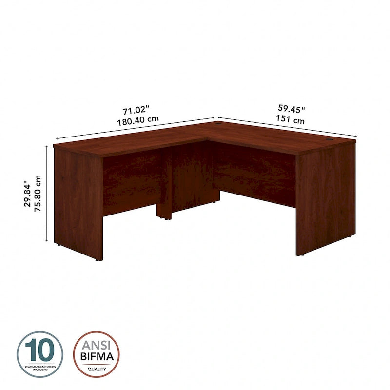 Bureau en L Studio C 60W avec retour 42W de Bush Business Furniture
