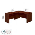 Bureau en L Studio C 60W avec retour 42W de Bush Business Furniture