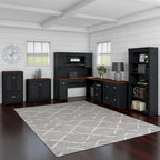 Bureau en L Fairview 60W avec tiroirs et rangements, par Bush Furniture