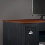 Bureau en L Fairview 60W avec tiroirs et rangements, par Bush Furniture