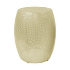 Ensemble de 2 tables d'appoint rondes en métal ajouré Christopher Knight Home - 42 cm (L) x 42 cm (l) x 53 cm (H)