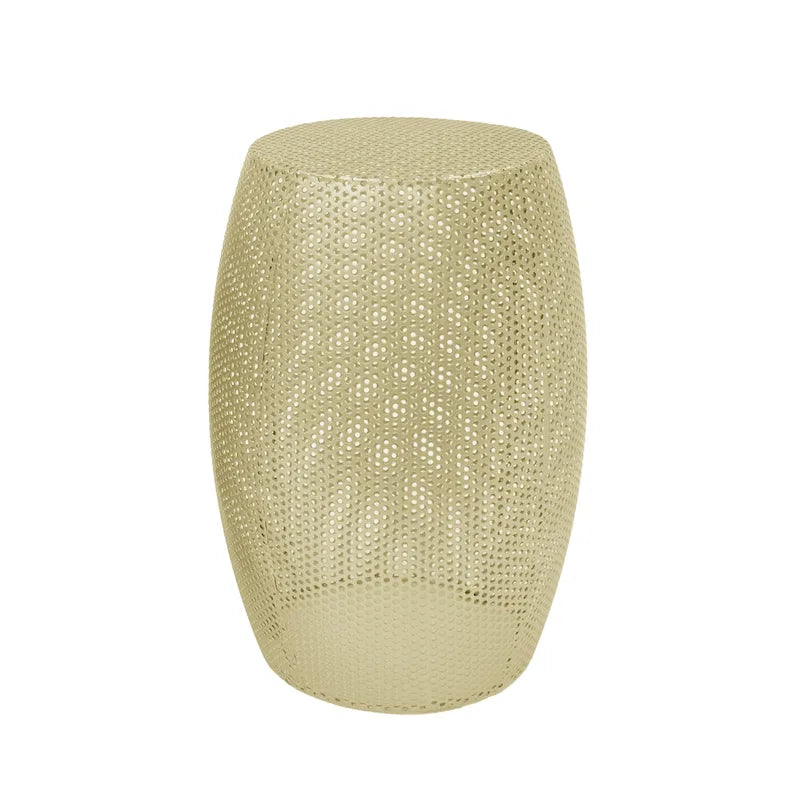 Ensemble de 2 tables d'appoint rondes en métal ajouré Christopher Knight Home - 42 cm (L) x 42 cm (l) x 53 cm (H)