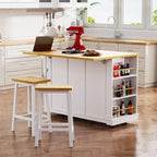 Îlot de cuisine Frost de 53 pouces avec plateau rabattable