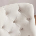 Chaise de bureau pivotante rembourrée, sans accoudoirs, avec roulettes et hauteur réglable, idéale pour étudier à domicile.