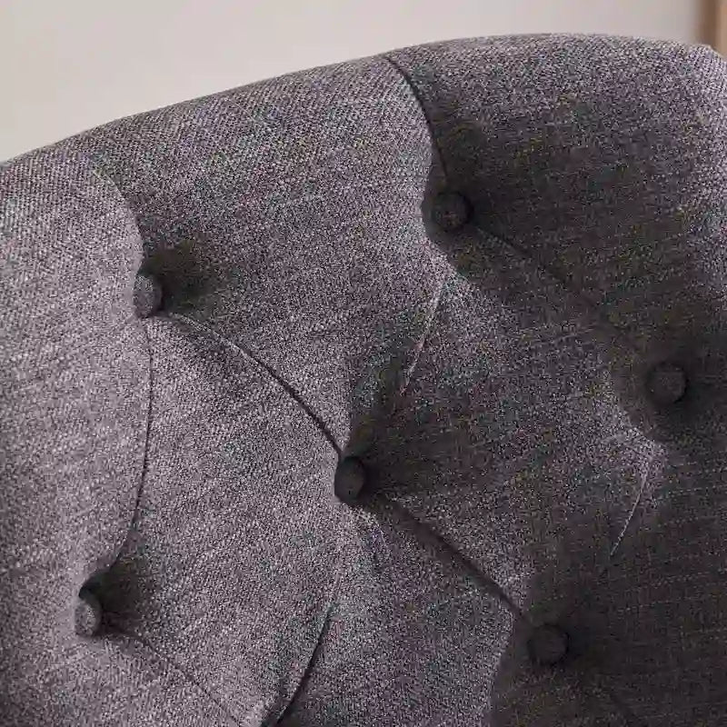 Chaise de bureau pivotante rembourrée, sans accoudoirs, avec roulettes et hauteur réglable, idéale pour étudier à domicile.