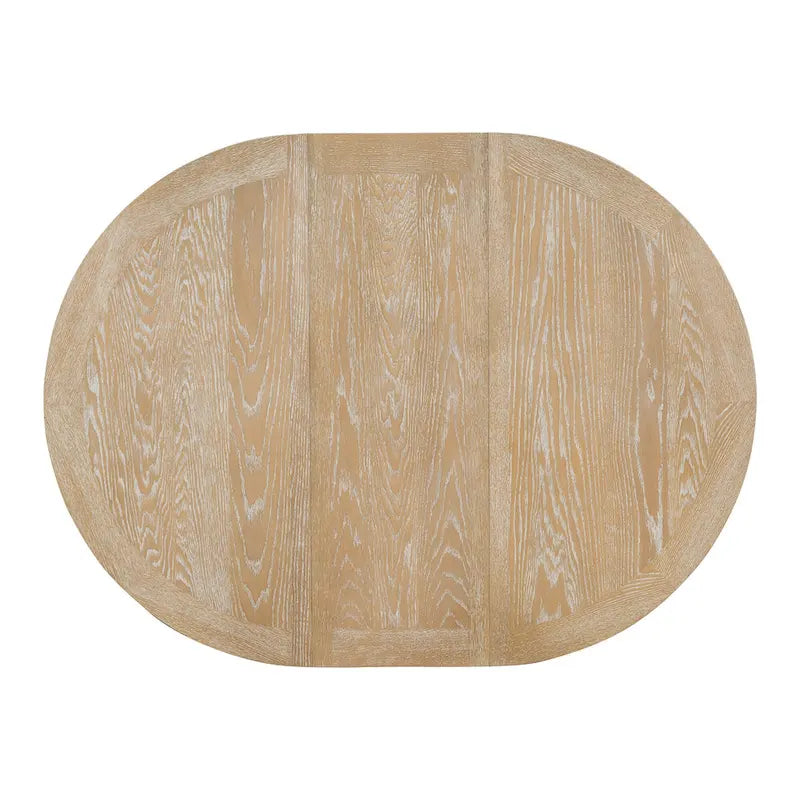 Ensemble table et chaises de salle à manger rustiques de style campagnard. Table ronde extensible avec plateau réglable pour salle à manger.