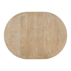 Ensemble table et chaises de salle à manger rustiques de style campagnard. Table ronde extensible avec plateau réglable pour salle à manger.