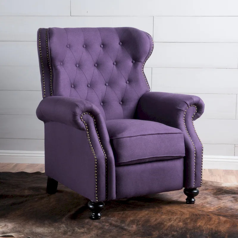 Fauteuil inclinable Roomfitters avec dossier inclinable et accoudoirs arrondis, pour un confort enveloppant