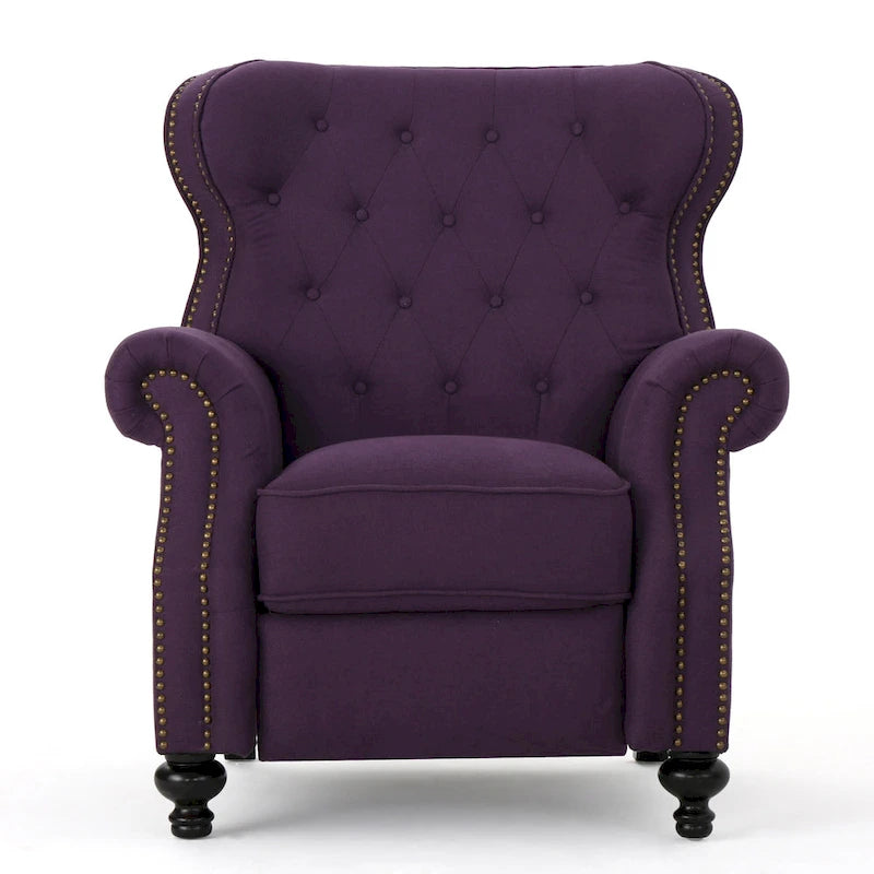 Fauteuil inclinable Roomfitters avec dossier inclinable et accoudoirs arrondis, pour un confort enveloppant