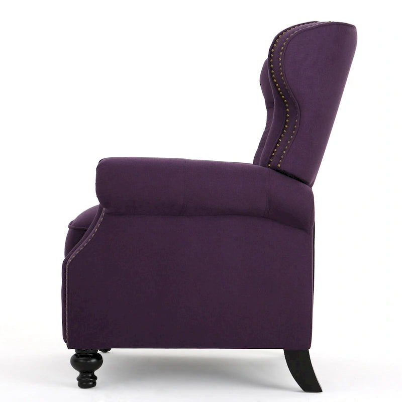 Fauteuil inclinable Roomfitters avec dossier inclinable et accoudoirs arrondis, pour un confort enveloppant