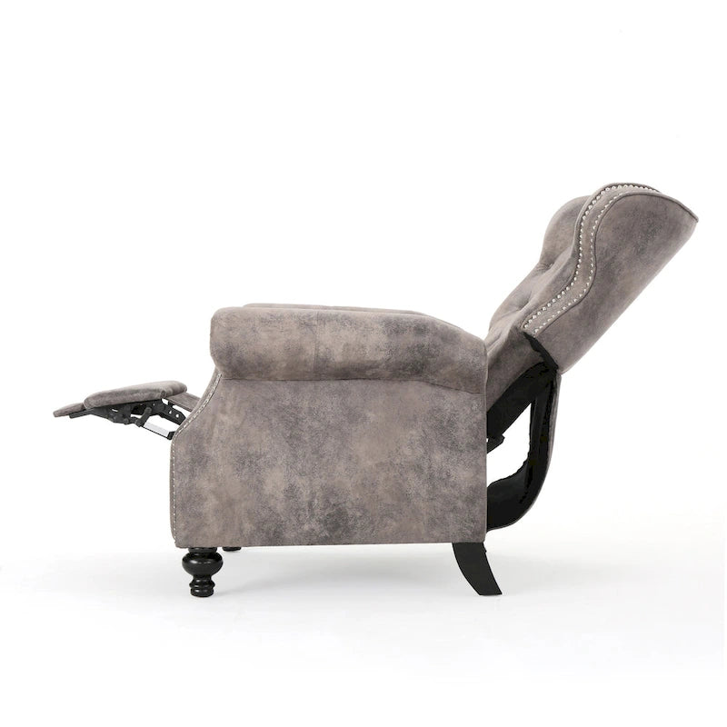 Fauteuil inclinable Roomfitters avec dossier inclinable et accoudoirs arrondis, pour un confort enveloppant