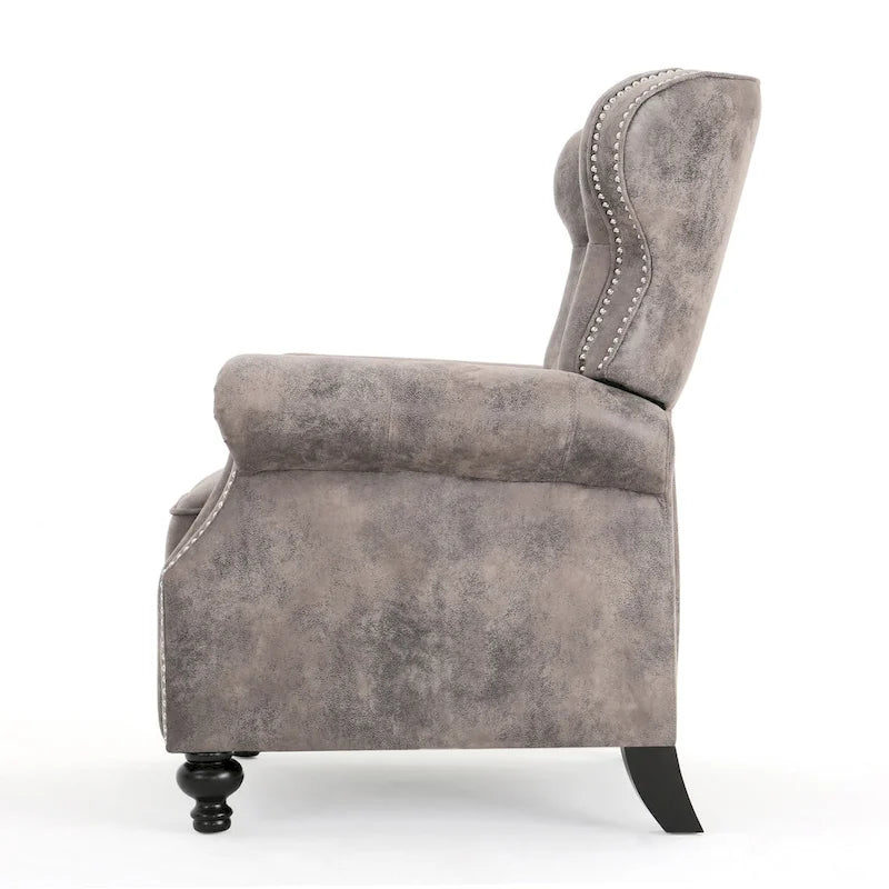 Fauteuil inclinable Roomfitters avec dossier inclinable et accoudoirs arrondis, pour un confort enveloppant