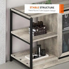 Meuble TV en bois de 65 pouces de long