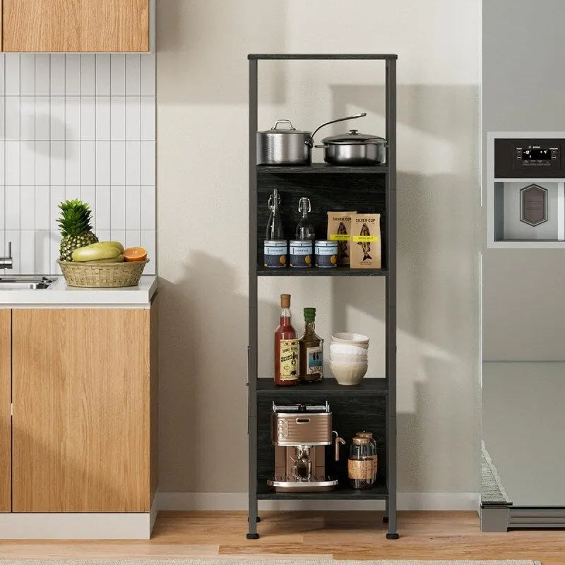 Bibliothèque haute à 5 niveaux - 14,9 cm (P) x 10,6 cm (L) x 55,1 cm (H)