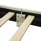 Lit plateforme double rembourré, format Queen et Twin XL, lit de sol/lit de jour en cuir PU pour mère et enfant, idéal pour la chambre à coucher