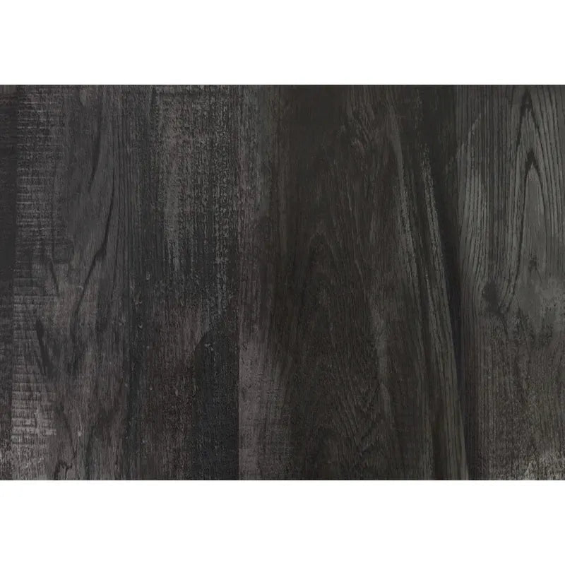 Meuble TV moderne en bois recyclé noir pour téléviseurs de 55 pouces avec placards et étagères - Dimensions : 60,3 cm (H) x 150 cm (L) x 39,4 cm (P)