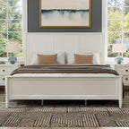 Lit Arlena Classic Modern en bois massif de Furniture of America