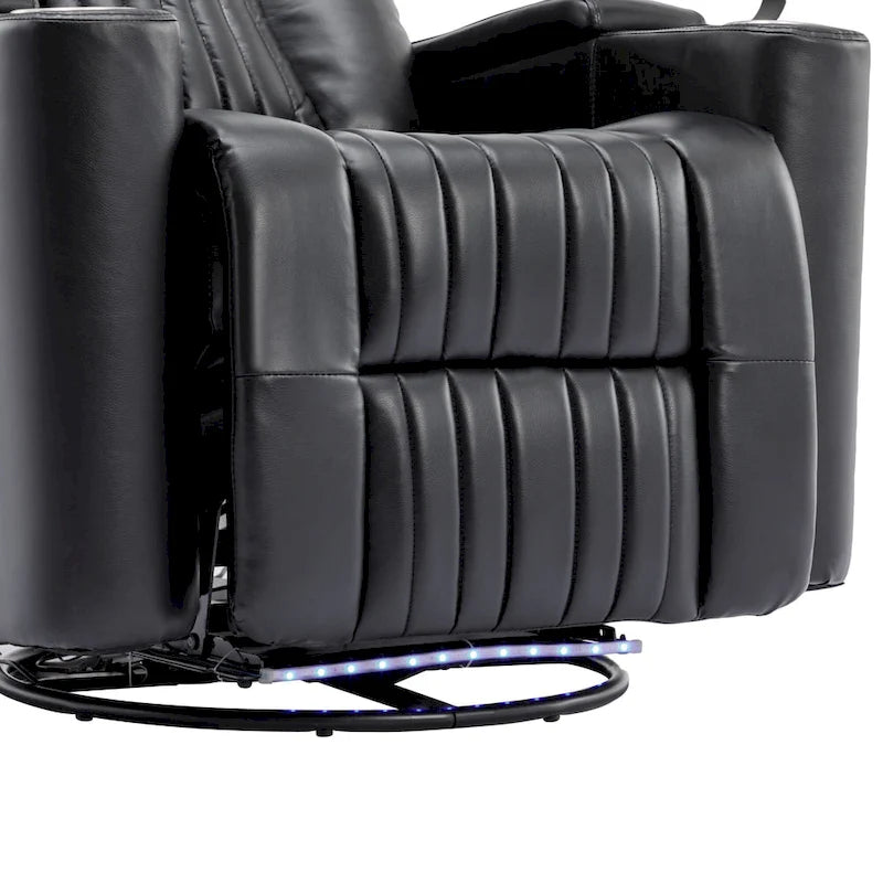 Fauteuil inclinable électrique pivotant multifonctionnel à 270° pour home cinéma