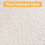 Fauteuil pivotant en velours avec repose-pieds, rotation à 360° et capacité de charge de 136 kg