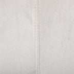 Canapé 3 places en velours à coutures canalisées avec pieds en métal