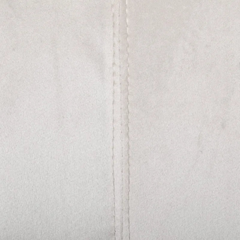 Canapé 3 places en velours à coutures canalisées avec pieds en métal