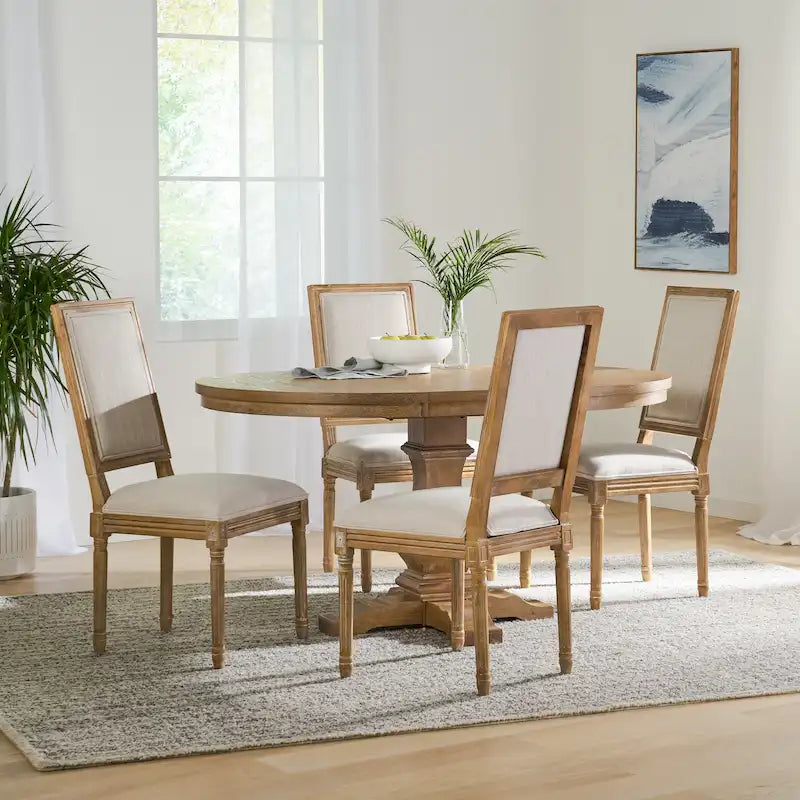 Ensemble de salle à manger Regina en bois par Christopher Knight Home