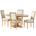 Ensemble de salle à manger Regina en bois par Christopher Knight Home