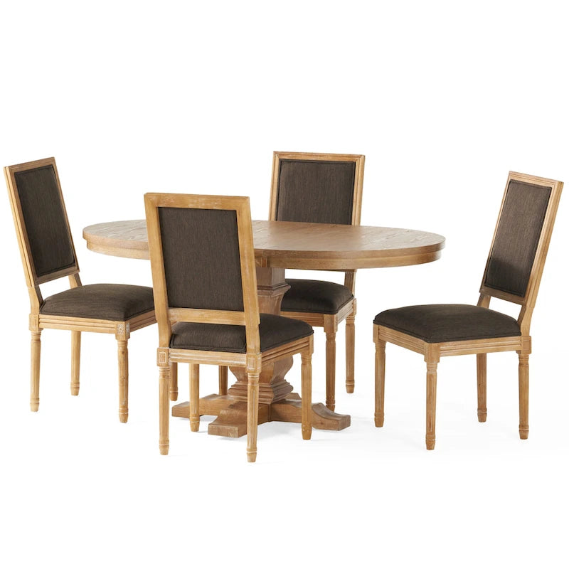 Ensemble de salle à manger Regina en bois par Christopher Knight Home