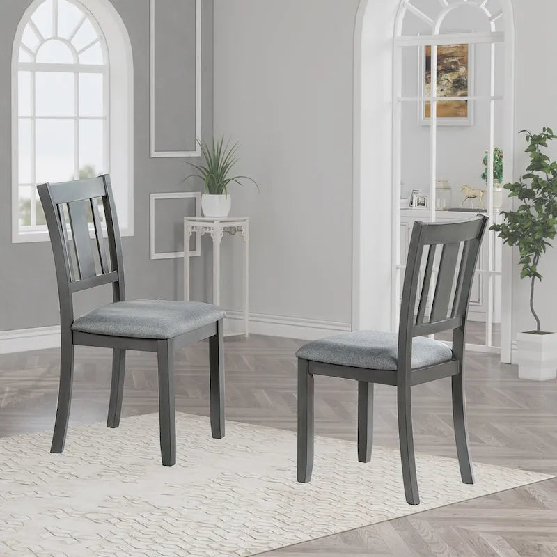 Chaises de salle à manger avec assise rembourrée