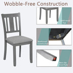 Chaises de salle à manger avec assise rembourrée