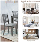 Chaises de salle à manger avec assise rembourrée