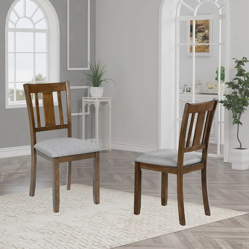 Chaises de salle à manger avec assise rembourrée