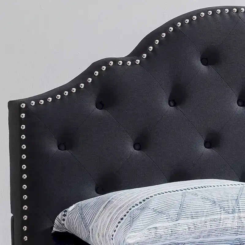 Lit capitonné Cordeaux Queen-size de Christopher Knight Home