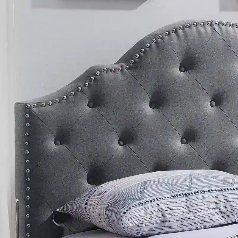 Lit capitonné Cordeaux Queen-size de Christopher Knight Home