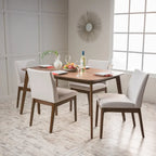 Ensemble de salle à manger 5 pièces Christopher Knight Home Fabrizio de style moderne du milieu du siècle