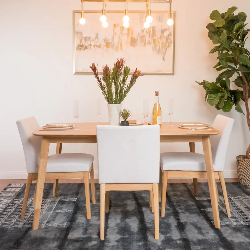 Ensemble de salle à manger 5 pièces Christopher Knight Home Fabrizio de style moderne du milieu du siècle