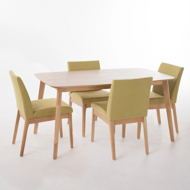 Ensemble de salle à manger 5 pièces Christopher Knight Home Fabrizio de style moderne du milieu du siècle