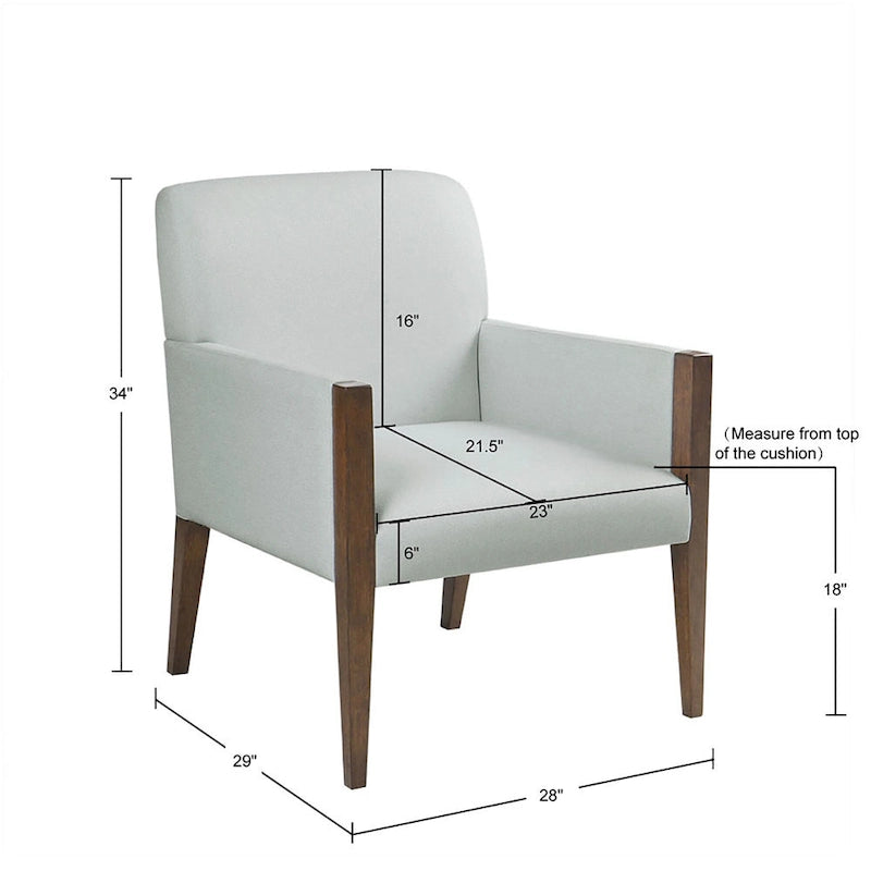 Fauteuil d'appoint rembourré Martha Stewart Remo