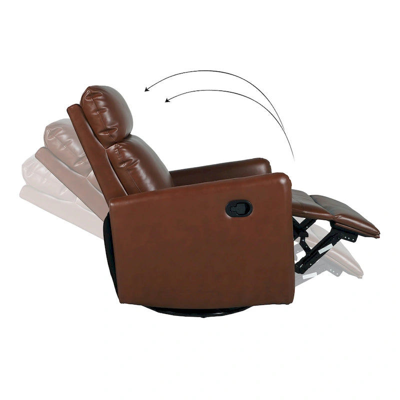 Fauteuil inclinable pivotant manuel Alex Classic avec produits durables