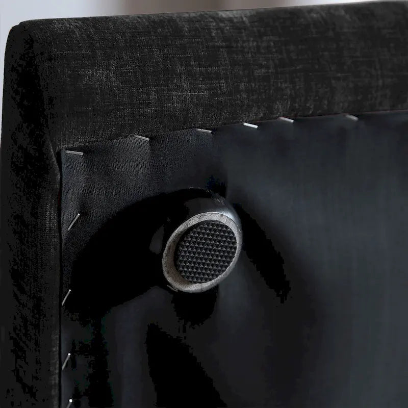 Canapé d'angle en L, canapés modulables minimalistes en chenille avec pouf