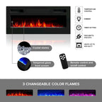 Cheminée électrique Dia WH-EF 71 cm et meuble TV