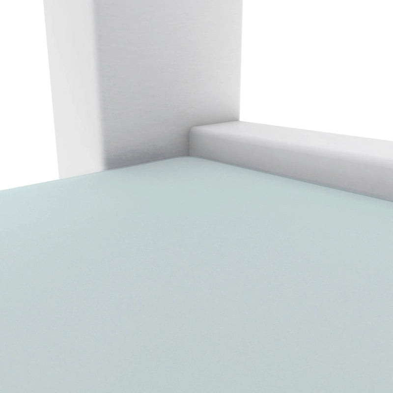 Table basse ronde en verre à deux niveaux, petite table d'angle, table de chevet